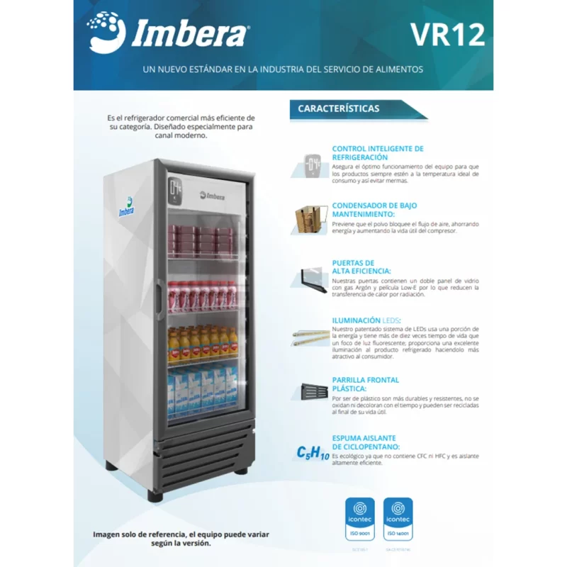 Refrigerador IMBERA VR 12